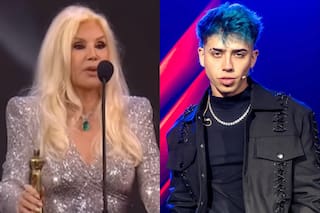 El blooper de Susana Giménez en los Martín Fierro con Luck Ra que se volvió viral
