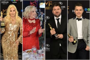 Susana Giménez, Mirtha Legrand, Guido Kaczka y Santiago del Moro, estrellas presentes en la entrega del Martín Fierro