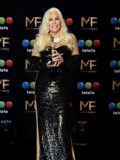 Susana Giménez, premiada como mejor conductora y con el Martín Fierro de la gente