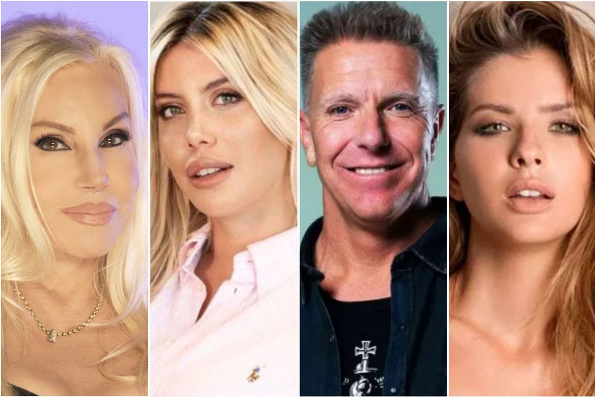 Susana Giménez, Wanda Nara, Alejandro Fantino y la China Suárez, los protagonistas del momento