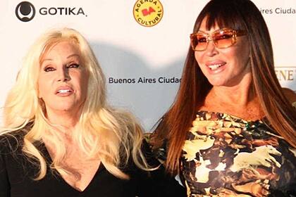Susana Giménez y Moria Casán