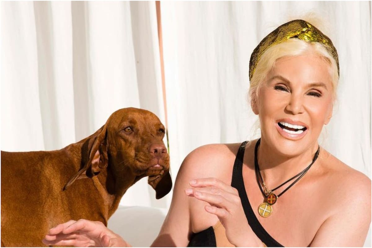 Susana Giménez y su perra, Rita