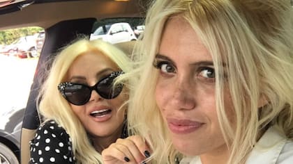 Susana Giménez y Wanda Nara, juntas en Milán