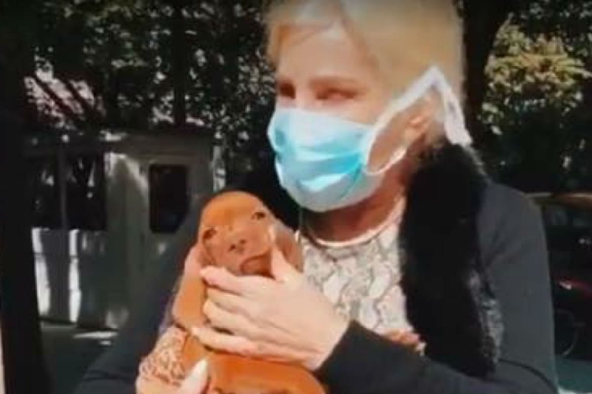 Susana junto a Rita, cuando recién llegaba a su vida