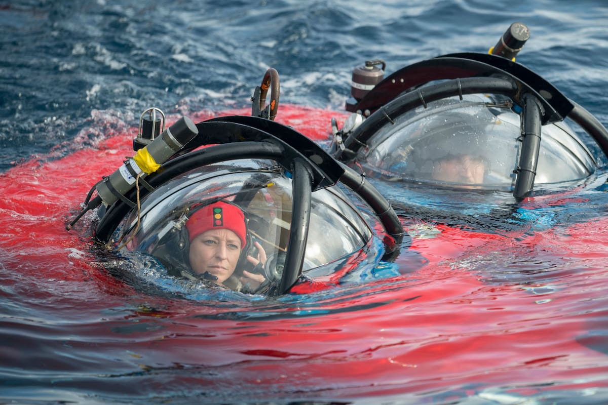 Susanne y John se sumergen en el Océano Antártico