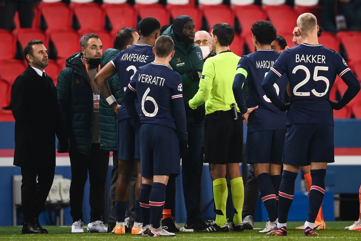 Suspendido: PSG - Istanbul Basaksehir.