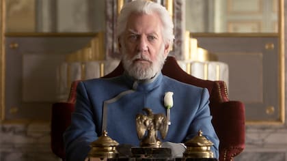 Sutherland en la piel del tirano presidente Snow