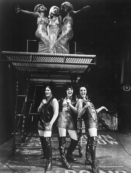 Suzannah Nostrand, Diane Keaton y Natalie Musco, en la versión original del musical Hair