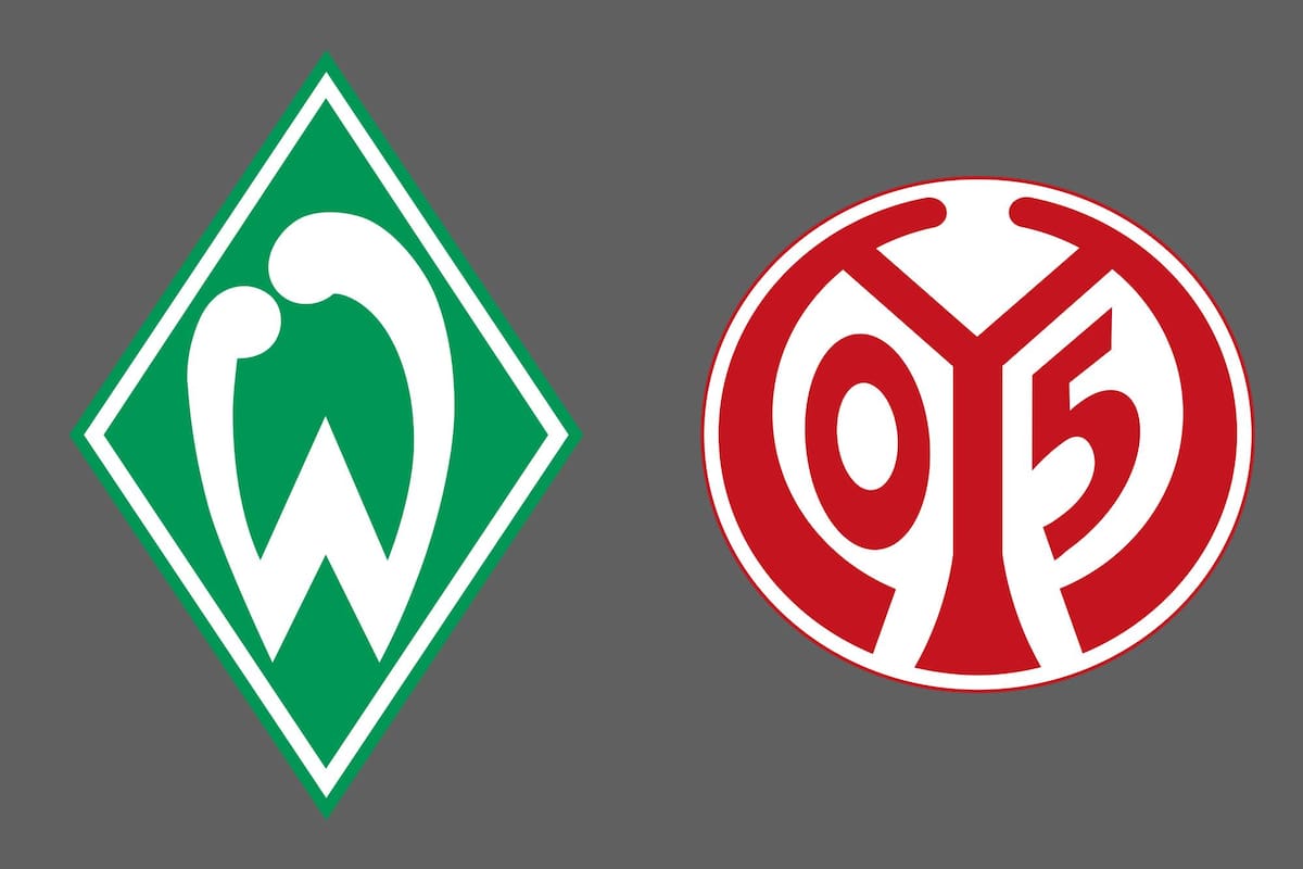 SV Werder Bremen y 1. FSV Mainz 05 disputaron uno de los encuentros de la jornada del fútbol aleman