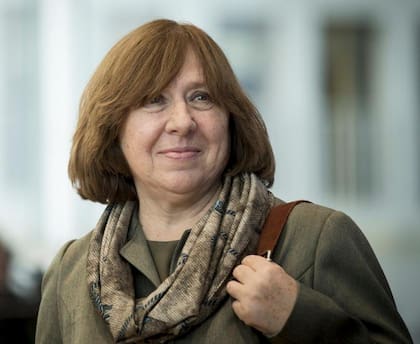 La Premio Nobel bielorrusa Svetlana Alexiévich reside en Berlín