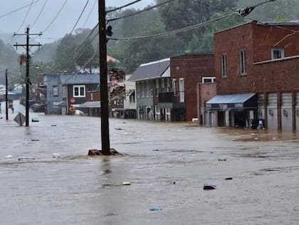Swannanoa, un pequeño pueblo al este de Asheville, fue uno de los lugares más afectados por el paso del Huracán Helene en Carolina del Norte