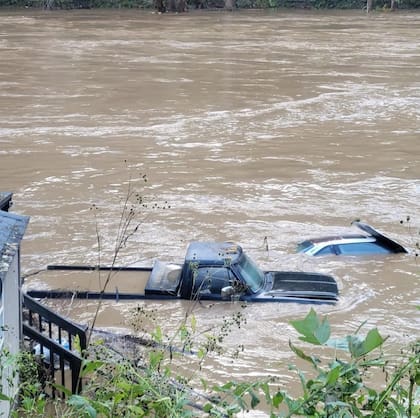 Swannanoa, un pequeño pueblo al este de Asheville, fue uno de los lugares más afectados por el paso del Huracán Helene en Carolina del Norte