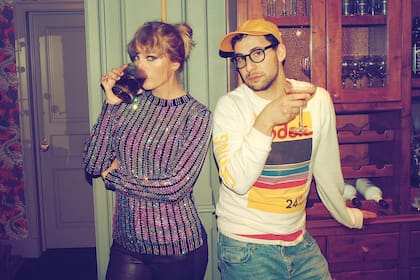 Swift con Jack Antonoff, quien produjo gran parte de Lover.