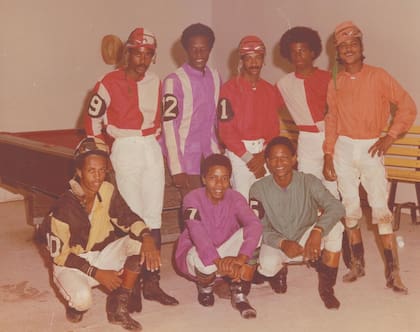 Sylvester Carmouche (xxx), en 1978 en Evangeline Downs, Louisiana.