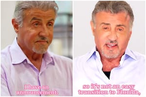 Sylvester Stallone anunció que se muda de California a Florida