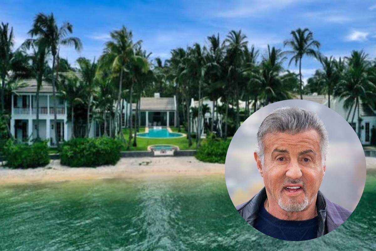 Sylvester Stallone quiso hacer una obra en su propiedad de Palm Beach, pero generó un conflicto con sus vecinos