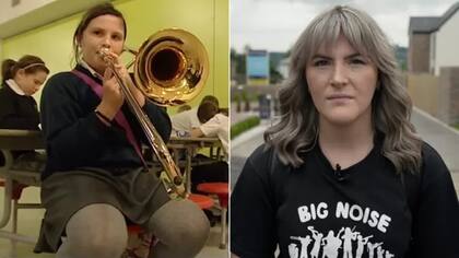 Symone Hutchison ha sido miembro de la orquesta Big Noise desde hace una década