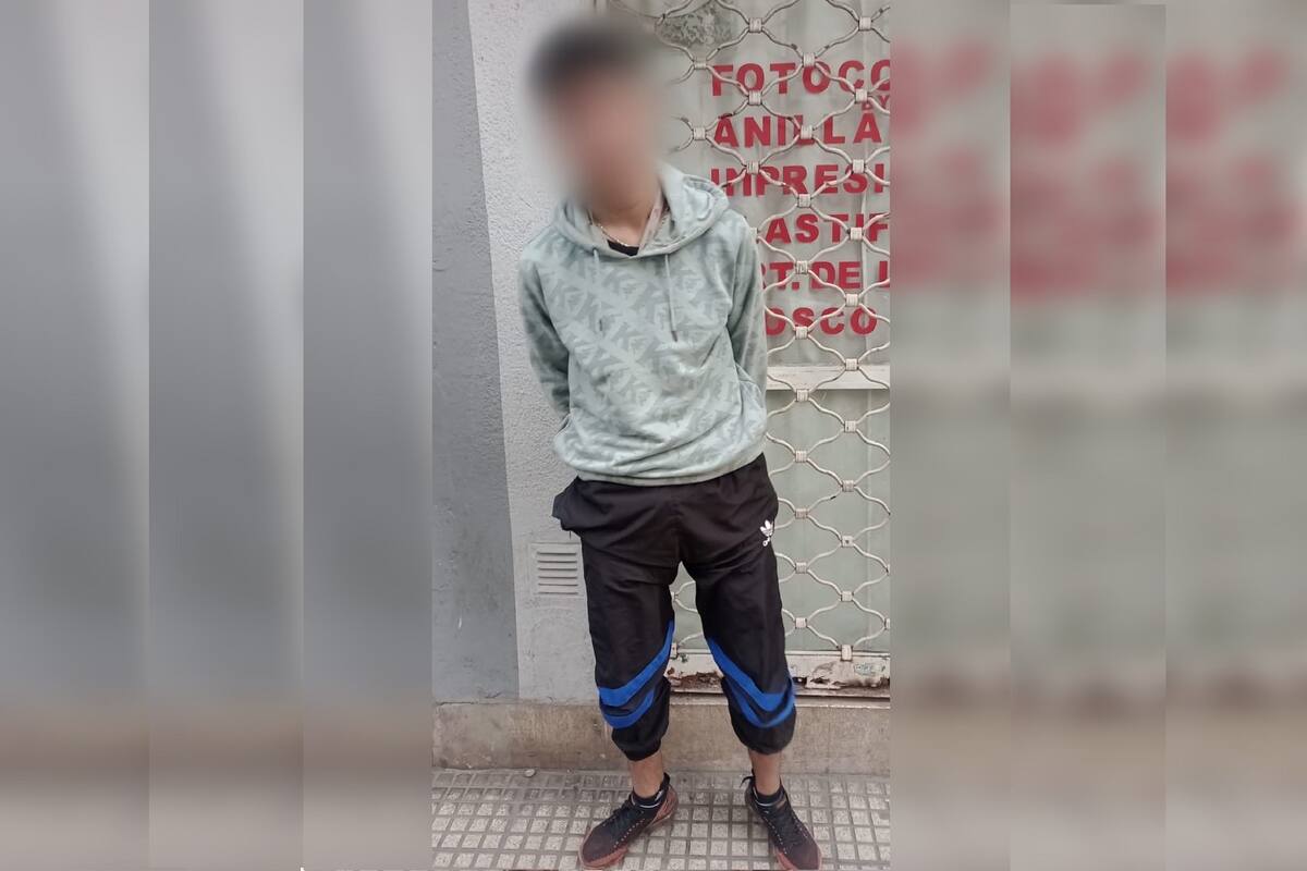 T. E. M., el adolescente que ya fue detenido 71 veces por robos y hurtos en la Ciudad de Buenos Aires