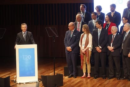 T20: Macri encabezó la apertura del encuentro de "think tanks" en el CCK
