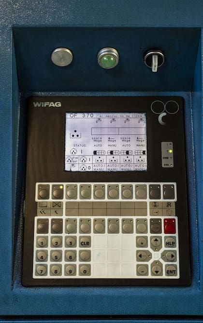 Tablero de baterías.