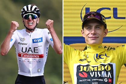 Tadej Pogacar, fuego incontrolado, e Jonas Vingegaard, hielo calculador: el esloveno y el danés fueron nuevamente las principales estrellas del Tour de Francia, que concluirá este domingo en París.