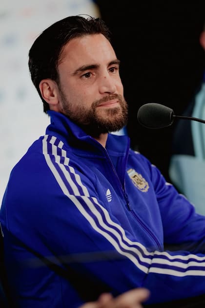Tagliafico llevó a cabo una conferencia de prensa en el día previo al partido contra Jordania