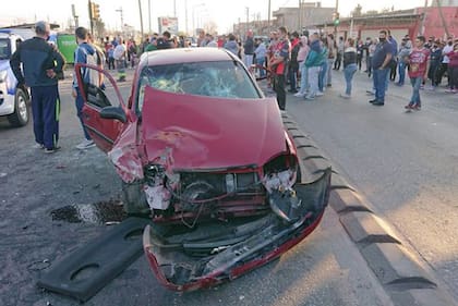 El Corsa de Olivera involucrado en el crimen de Taiel, en Laferrere