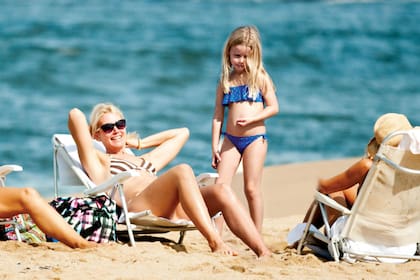 Taína, la princesa de la casa Gravier Massa, disfrutó de la playa