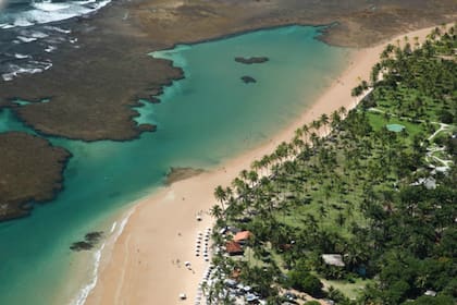 Taipu de Fora, una playa en la Península de Maraú, en Brasil