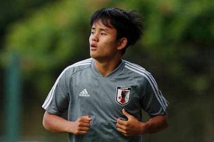 Takefusa Kubo se prepara para debutar en la Copa América con la selección japonesa