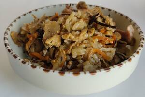 Takikomi gohan, receta de Javier Arakaki, cocinero de @masaru_ramen