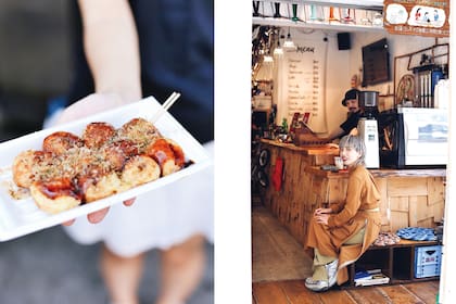 Takoyaki, un plato típico de Osaka.