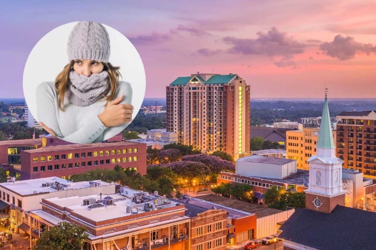 Tallahassee es una de las ciudades que podría experimentar frío extremo durante este fin de semana en Florida