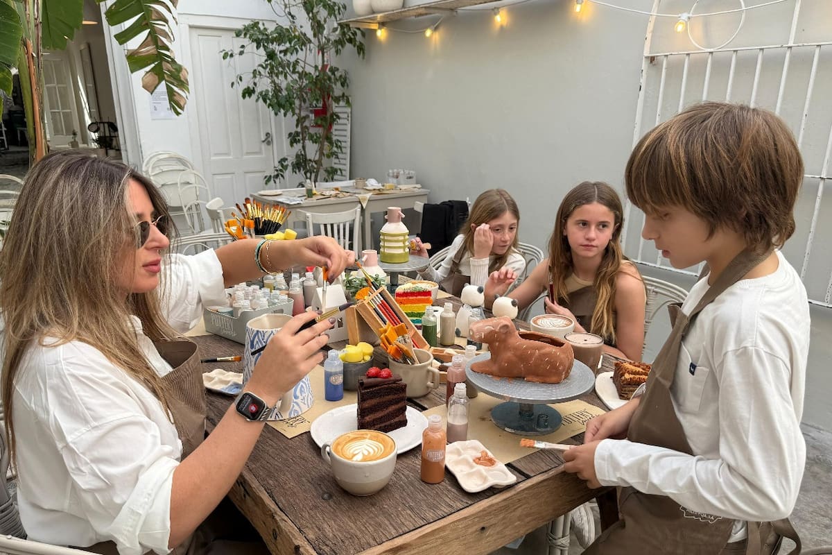 Taller de cerámica para chicos en Pottery Coffee & Deli, Palermo