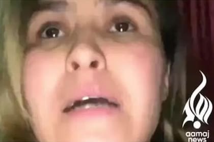 Tamana Zaryabi Paryani publicó un video pidiendo ayuda