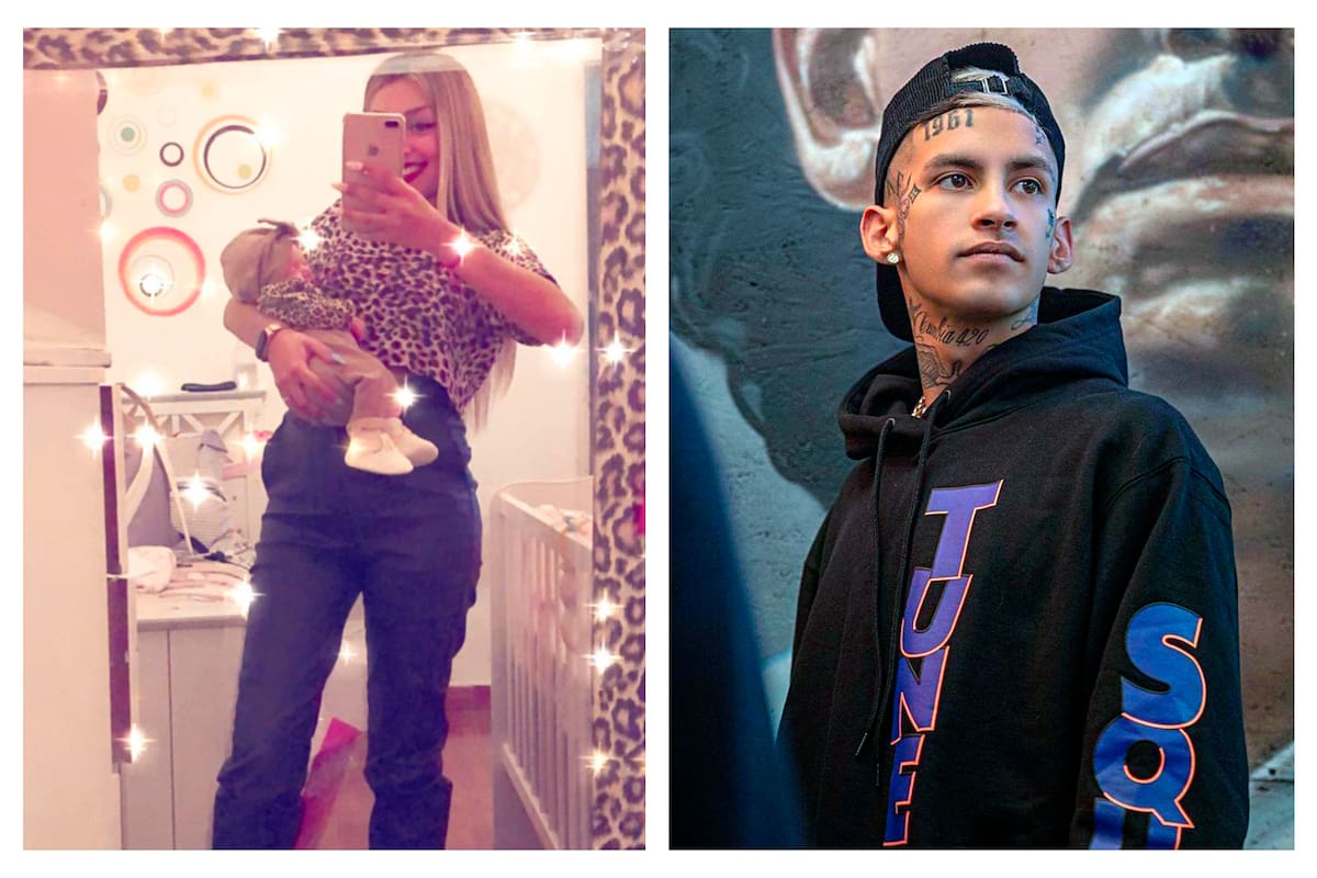 Tamara Báez, la novia de L-Gante, fue criticada por una foto con su hija Jamaica y estalló contra su seguidor