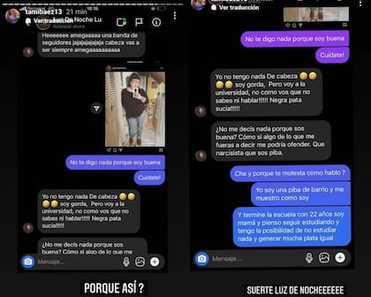 Tamara Báez publicó el cruce que tuvo con una seguidora que la criticó por su forma de hablar