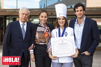 Tamara festejó el logro con su madre, Isabel Preysler, Mario Vargas Llosa y su novio, Íñigo Onieva.