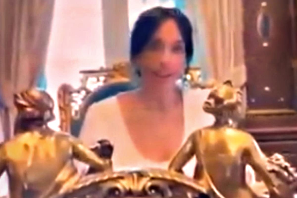 Tamara Pettinato en la Casa Rosada