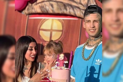 Tamara y L-Gante festejaron el cumpleaños de su hija (Foto Instagram)