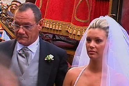 Tamara y su padre Massimo, asesinado en un ajuste de cuentas