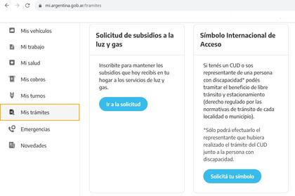 También el símbolo universal de acceso, que es el que se pega al parabrisas del auto para contar con libre estacionamiento, podrá tramitarse online