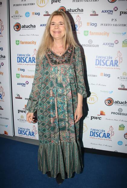También fue de la partida la periodista cordobesa Mercedes Ninci, que optó por un look boho-chic