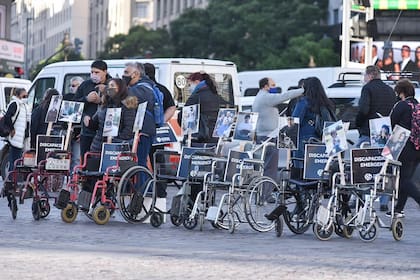 También hubo manifestaciones en Rosario, Mendoza y Paraná