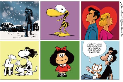 También Max Aguirre decide en el Día de la Historieta hacer un homenaje a los "maestros" del género