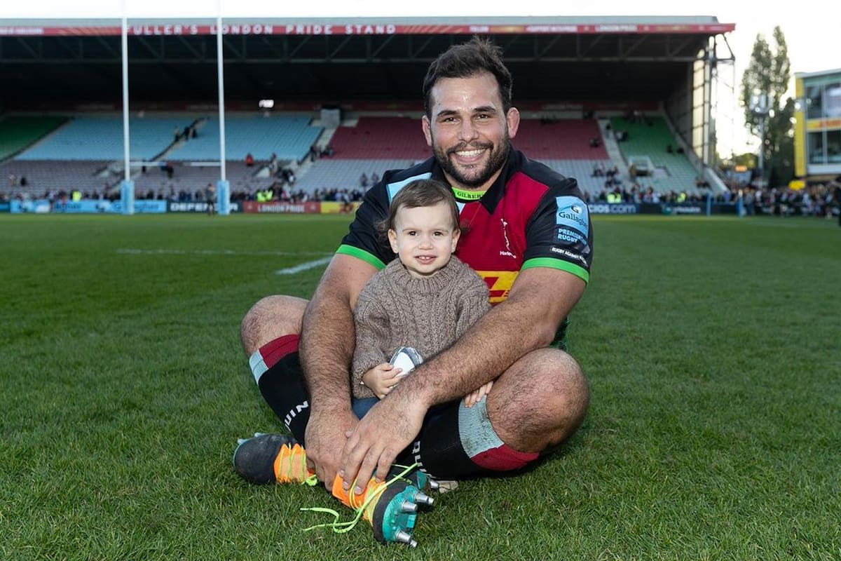 "También pesa lo familiar: mis hijos están lejos de sus abuelos porque yo estoy acá pero sin jugar al rugby", expone Santiago García Botta, que deja Harlequins en Inglaterra para regresar a Belgrano en Argentina.