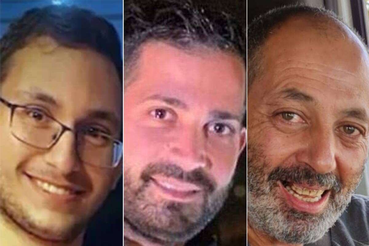 Tamir Nimrodi, Uriel Baruch y Eitan Levi. Israel identificó a tres de los cuerpos entregados por Hamas, pero dice que el cuarto de ellos no es el de un rehén