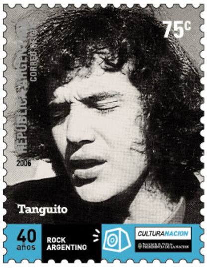 Tanguito, en formato estampilla