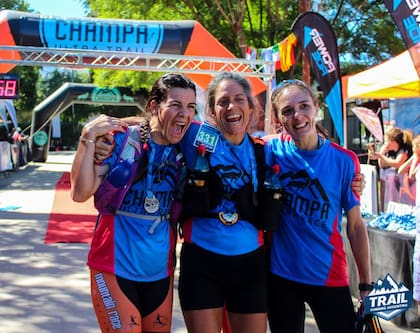 Tania Diaz, Belen Barrera y Adriana Vargas, el podio del Campeonato Nacional de UltraTrail 2017