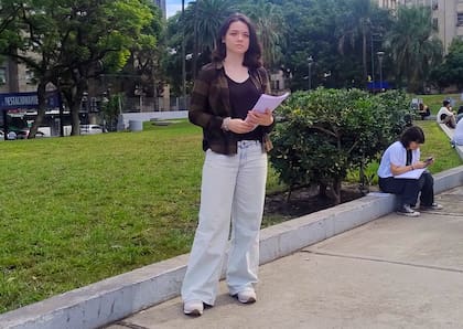 Tania Lysak, estudiante Abogacia de la UBA, admite que "está todo muy incierto"
